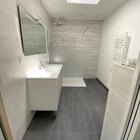 renovation de salle de bain avec douche italienne