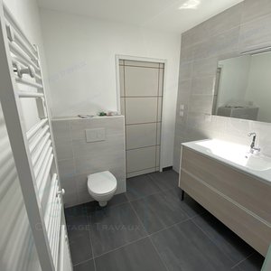 renovation de salle de bain simple vasque